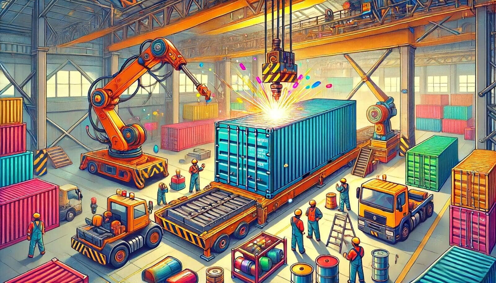 The Global Journey of Shipping Container Manufacturing